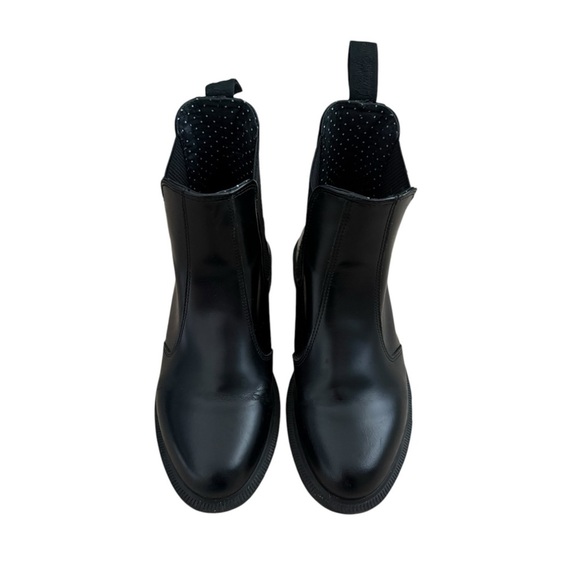 DR. MARTENS DOC FLORA CHELSEA LEATHER WOMEN'S BLACK BOOTS SIZE 6 (37 EU) - Picture 3 of 9